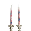 Painted Flag Tapers (2)|Chefanie Outlet