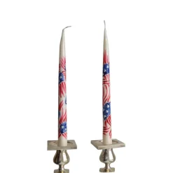 Painted Flag Tapers (2)|Chefanie Outlet