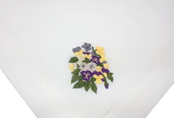Pansy Dinner Napkins (4)|Chefanie Online