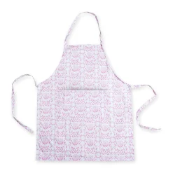 Pink & White Apron|Chefanie Outlet