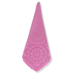 Pink Eyelet Dinner Napkins (4)|Chefanie Best