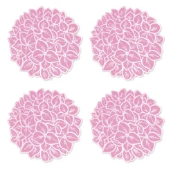 Pink Hydrangea Cocktail Napkins (4)|Chefanie Sale