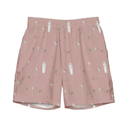 Pink Martini Swim Trunks|Chefanie New