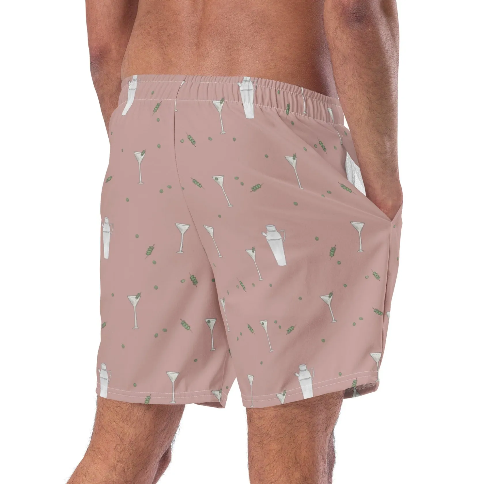 Pink Martini Swim Trunks|Chefanie New