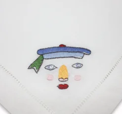 Provençal Face Dinner Napkins|Chefanie Outlet