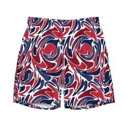 Psychedelic Patriotic Swim Trunks|Chefanie Best