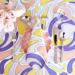 Psychedelic Spring Napkins (4)|Chefanie Best