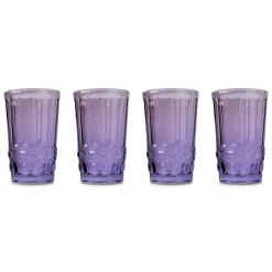 Purple Highball Glasses (4)|Chefanie Best