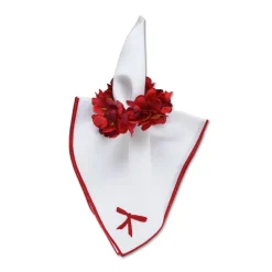 Red Bow Dinner Napkins (4)|Chefanie Sale