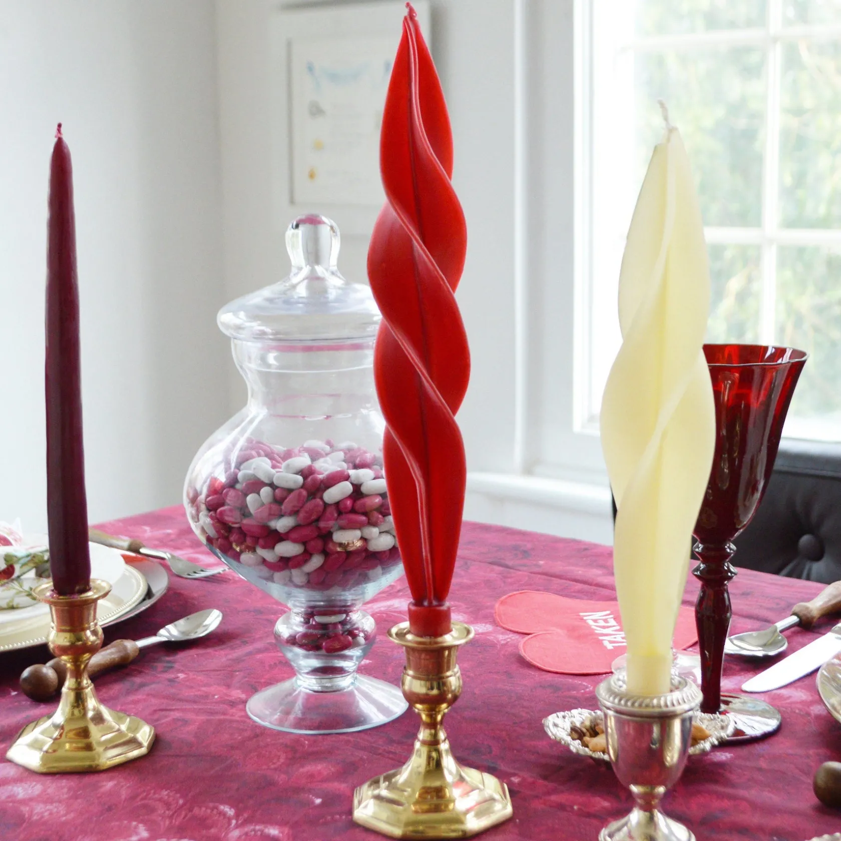 Red Feather Candles (2)|Chefanie Online
