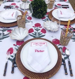Red Poppy Tablecloth|Chefanie Clearance