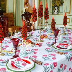 Red Poppy Tablecloth|Chefanie Clearance