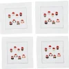 Santa Claus Cocktail Napkins (4)|Chefanie Hot