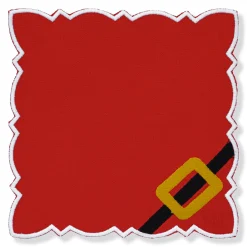 Santa's Belt Cocktail Napkins (4)|Chefanie Clearance