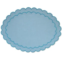 Sea Foam Scalloped Placemat|Chefanie New