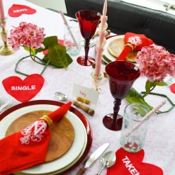 Single/ Taken Heart Cocktail Napkins (4)|Chefanie Online