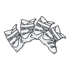 Ski Boot Cocktail Napkins (4)|Chefanie New
