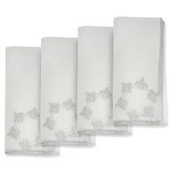 Snowflake Dinner Napkins (4)|Chefanie New