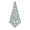 Steel Teal Floral Napkins (4)|Chefanie Best