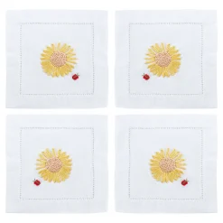 Sunflower Cocktail Napkins (4)|Chefanie New