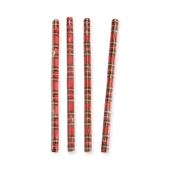 Tartan Ceramic Straws (4)|Chefanie Best