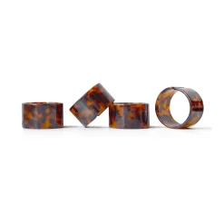 Tortoise Napkin Rings (4)|Chefanie Outlet