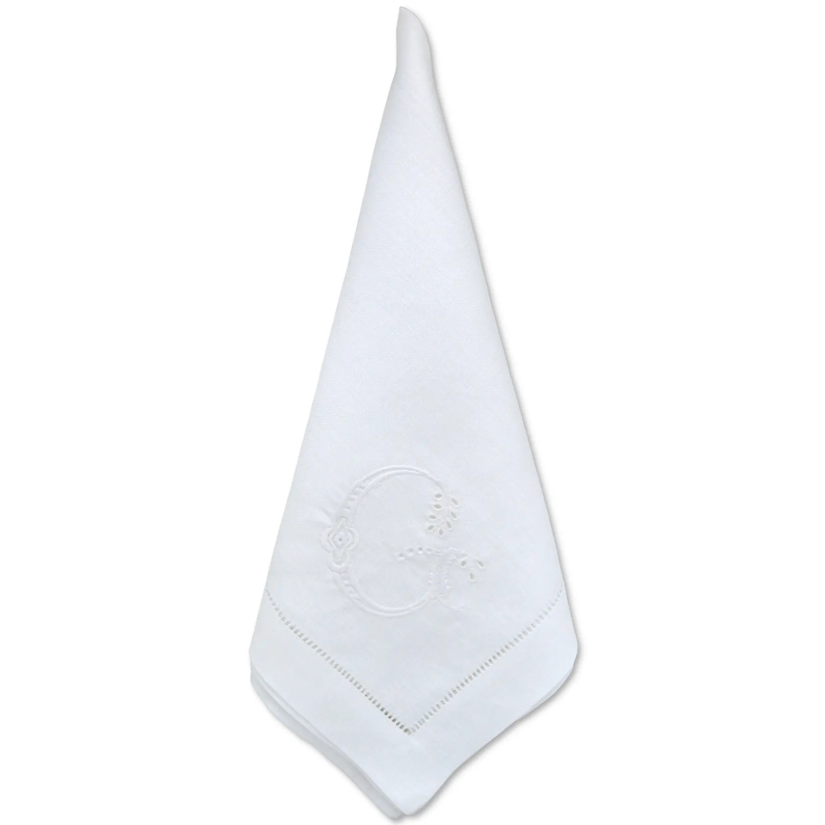 Uppercase "G" Cutwork Dinner Napkins|Chefanie Online