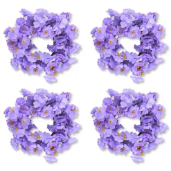 Violet Napkin Rings (4)|Chefanie Clearance