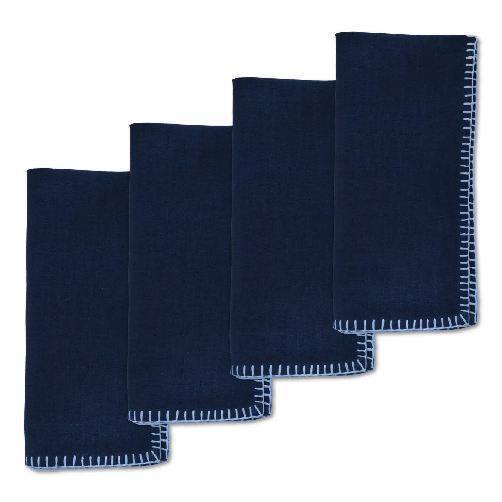 Whipstitch Dinner Napkins (4)|Chefanie Online