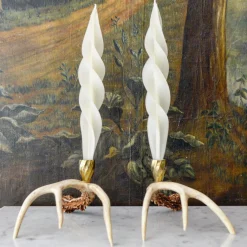 White Feather Candles (2)|Chefanie Online