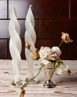 White Feather Candles (2)|Chefanie Online
