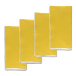 Yellow Linen Dinner Napkins (4)|Chefanie Best