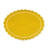 Yellow Oval Placemats (4)|Chefanie Clearance