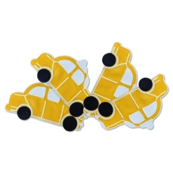 Yellow Taxi Cocktail Napkins (4)|Chefanie Discount
