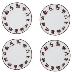 Zodiac Wheel Cocktail Napkins (4)|Chefanie Clearance