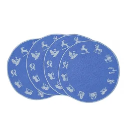 Zodiac Wheel Cocktail Napkins (4)|Chefanie Clearance