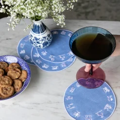 Zodiac Wheel Cocktail Napkins (4)|Chefanie Clearance
